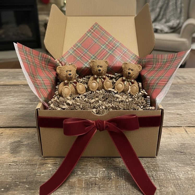 Classic Holiday Bear Soap Gift Set