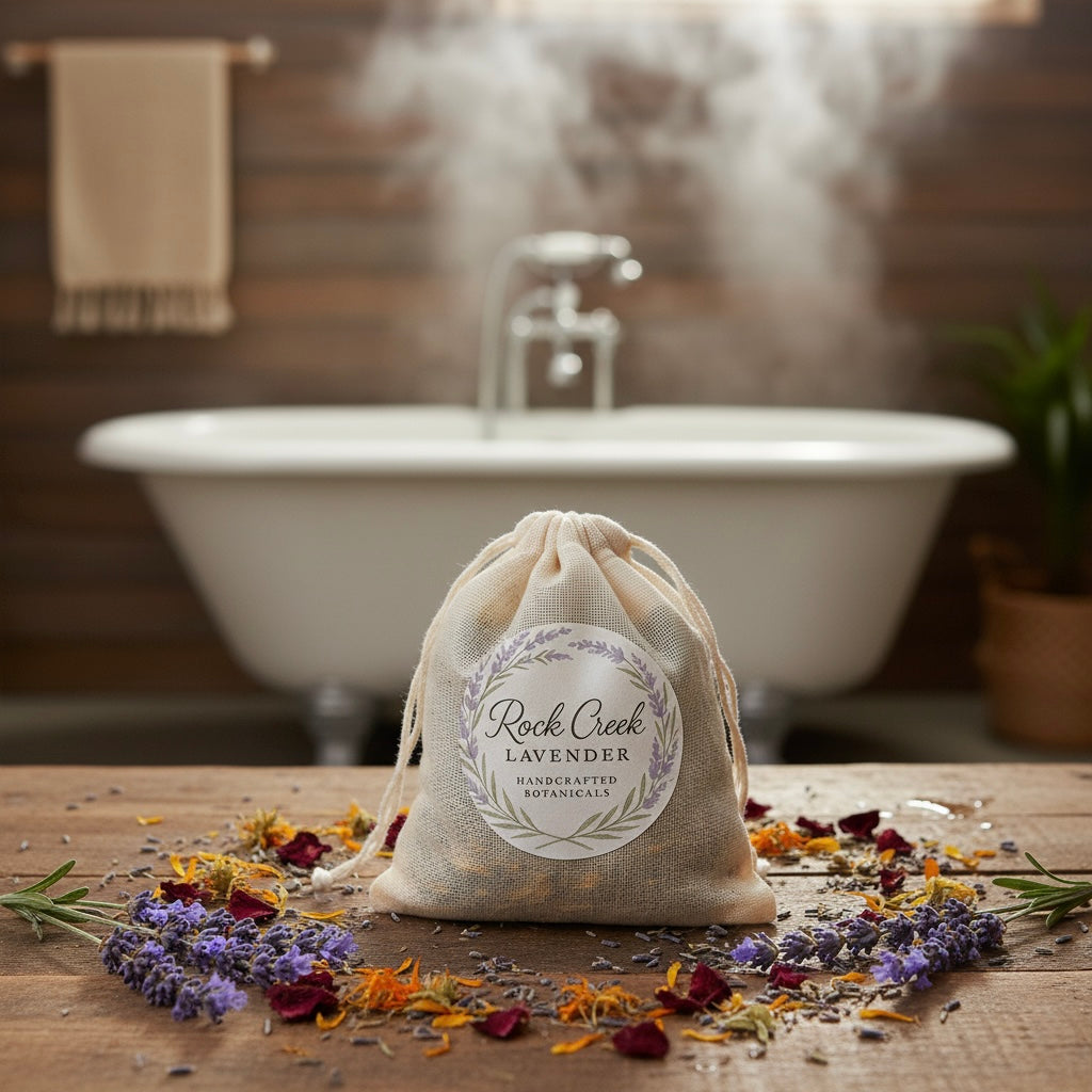 🌿 Lavender Rose & Calendula Bath Tea